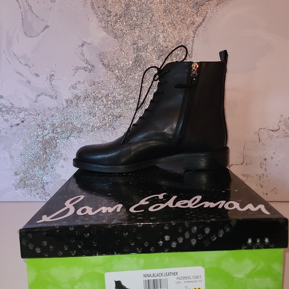 Sam Edelman black ankle boots
